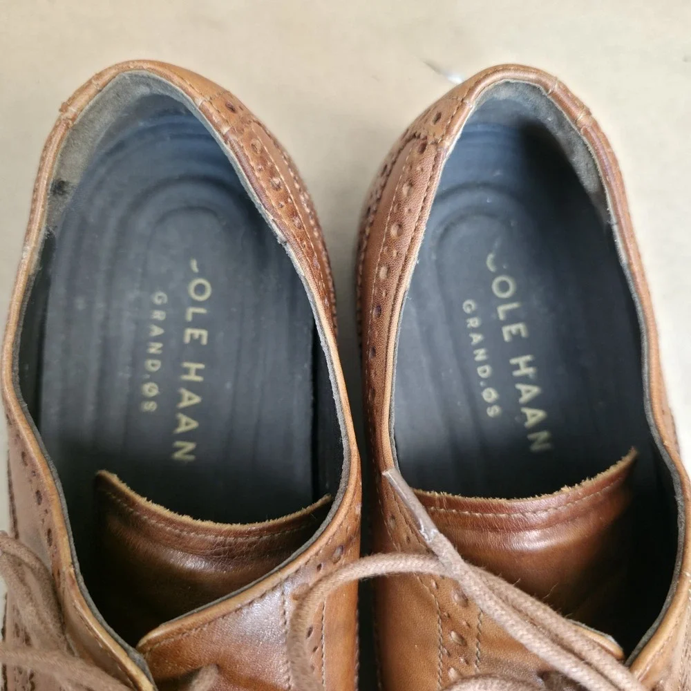 Cole Haan Henry (Sz 8 M) Short Wingtip Oxford Brown Grand OS C24153 Men's Shoes